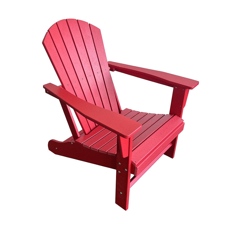 Adirondack Resin Wood Chair - Red