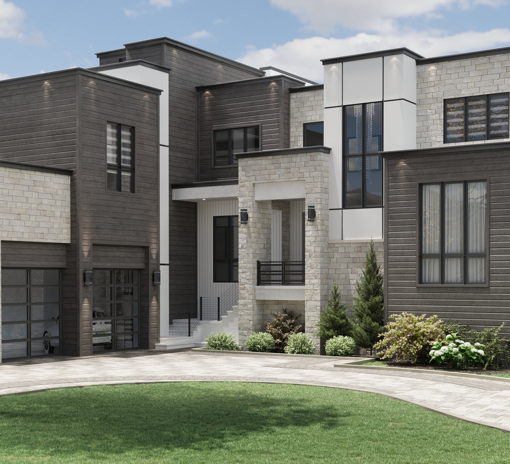 Maibec Canexel V-Style Siding Charcoal